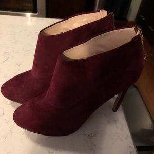 Brand new Burgundy booties. Size 8.